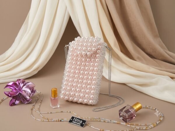 Fara Fara "pochette de téléphone" rose-transparente
