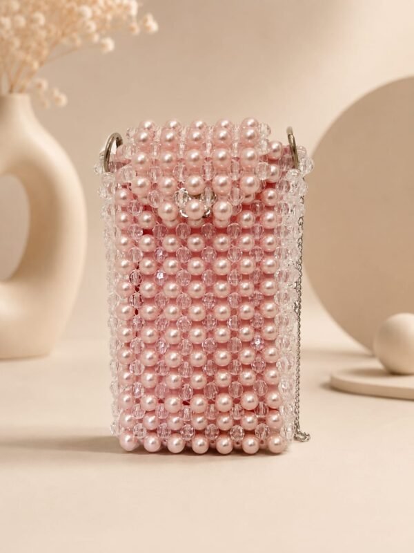 Fara "pochette de téléphone" Fara "pochette de téléphone" rose-transparente
