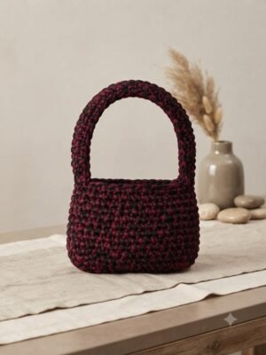 Sac Kana bordeaux-noir